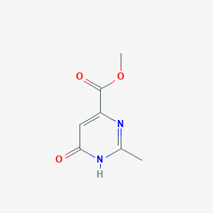 molecular formula C7H8N2O3 B8817627 Methyl 4-hydroxy-2-methylpyrimidine-6-carboxylate 