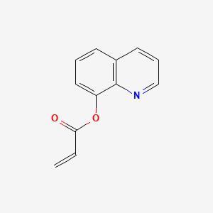 molecular formula C12H9NO2 B8817642 quinolin-8-yl acrylate CAS No. 34493-87-3