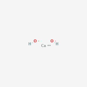molecular formula Ca(OH)2<br>CaH2O2 B8817677 Slaked lime 