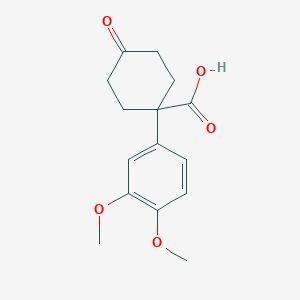 1-(3,4-Dimethoxyphenyl)-4-oxocyclohexanecarboxylic Acid