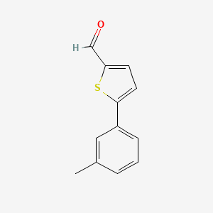 B8817747 5-(3-Methylphenyl)thiophene-2-carbaldehyde CAS No. 38401-69-3