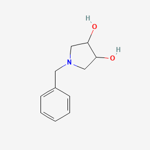 molecular formula C11H15NO2 B8817753 1-Benzylpyrrolidine-3,4-diol CAS No. 260389-82-0