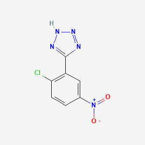 molecular formula C7H4ClN5O2 B8817771 5-(2-chloro-5-nitrophenyl)-2H-tetrazole 