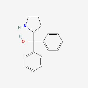 molecular formula C17H19NO B8817829 Diphenyl(pyrrolidin-2-yl)methanol CAS No. 63401-04-7