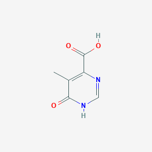molecular formula C6H6N2O3 B8817836 6-Hydroxy-5-methylpyrimidine-4-carboxylic acid CAS No. 1159010-94-2