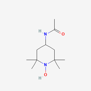 molecular formula C11H22N2O2 B8817844 N-(1-hydroxy-2,2,6,6-tetramethylpiperidin-4-yl)acetamide CAS No. 132416-55-8