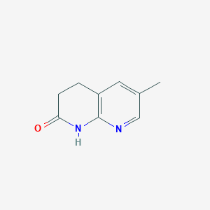 molecular formula C9H10N2O B088195 6-Methyl-3,4-dihydro-1,8-naphthyridin-2(1H)-one CAS No. 1222533-73-4