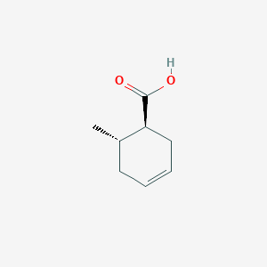 molecular formula C8H12O2 B088223 (1S,6S)-6-methylcyclohex-3-ene-1-carboxylic acid CAS No. 10479-42-2
