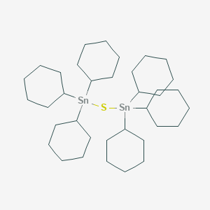 molecular formula C36H66SSn2 B088233 Hexacyclohexyldistannathiane CAS No. 13121-76-1