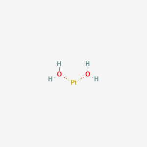 molecular formula H4O2Pt B088257 Platinum hydroxide (Pt(OH)2) CAS No. 12135-23-8