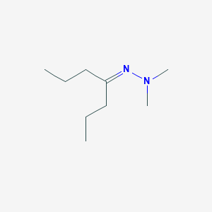 molecular formula C9H20N2 B088269 4-Heptanone, dimethylhydrazone CAS No. 14090-58-5