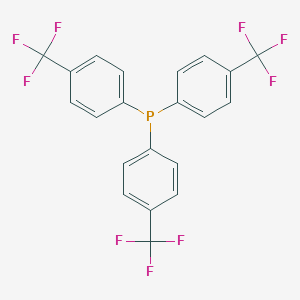 molecular formula C21H12F9P B088308 三(4-三氟甲基苯基)膦 CAS No. 13406-29-6