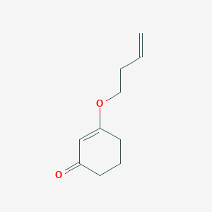 molecular formula C10H14O2 B008835 3-(3-Butenyloxy)-2-cyclohexene-1-one CAS No. 109183-36-0