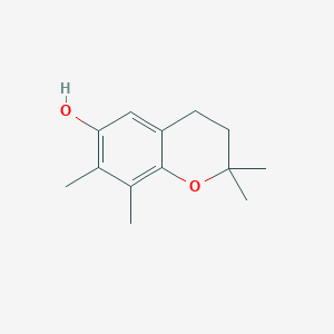 molecular formula C13H18O2 B088354 2,2,7,8-Tetramethyl-6-chromanol CAS No. 14168-12-8