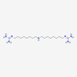 molecular formula C18H41N7 B088368 1-[8-[8-(diaminomethylideneamino)octylamino]octyl]guanidine CAS No. 13516-27-3