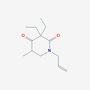 molecular formula C13H21NO2 B008838 1-Allyl-3,3-diethyl-5-methyl-2,4-piperidinedione CAS No. 106463-20-1