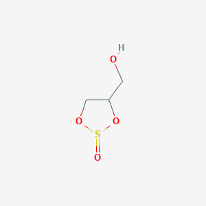 molecular formula C3H6O4S B088392 1,3,2-Dioxathiolane-4-methanol 2-oxide CAS No. 13897-37-5