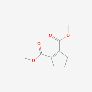 molecular formula C9H12O4 B088414 Dimethyl cyclopentene-1,2-dicarboxylate CAS No. 13368-79-1