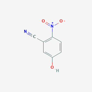 molecular formula C7H4N2O3 B088415 5-Hydroxy-2-nitrobenzonitrile CAS No. 13589-74-7