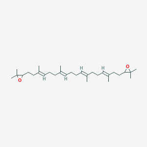 molecular formula C30H50O2 B088417 3-[18-(3,3-dimethyloxiran-2-yl)-3,7,12,16-tetramethyloctadeca-3,7,11,15-tetraenyl]-2,2-dimethyloxirane CAS No. 14031-39-1