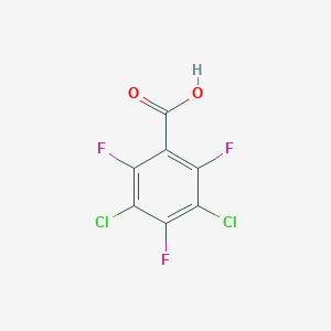 molecular formula C7HCl2F3O2 B088439 3,5-Dichloro-2,4,6-trifluorobenzoic acid CAS No. 13656-36-5