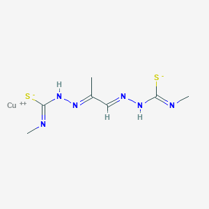 molecular formula C7H12CuN6S2 B008844 CU-Ptsm CAS No. 19976-14-8