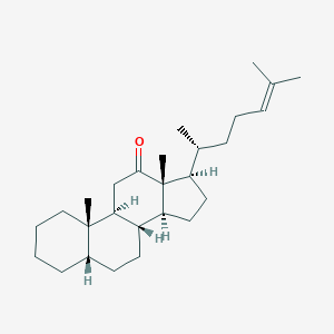 molecular formula C27H44O B088451 5beta-Cholest-24-en-12-one CAS No. 14949-29-2