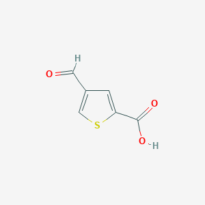 molecular formula C6H4O3S B088461 4-formylthiophene-2-carboxylic acid CAS No. 14282-66-7