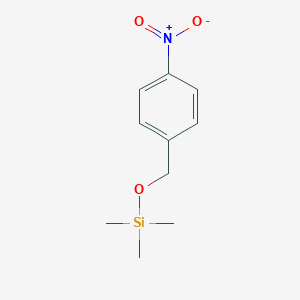 molecular formula C10H15NO3Si B088465 Silane, trimethyl[(4-nitrophenyl)methoxy]- CAS No. 14856-73-6