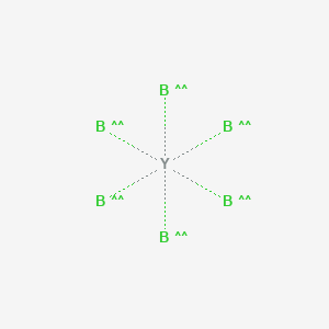 molecular formula B6Y B088476 Yttrium boride (YB6), (OC-6-11)- CAS No. 12008-32-1