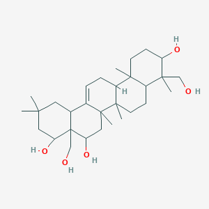 molecular formula C30H50O5 B088477 茶花皂苷 C CAS No. 14440-27-8
