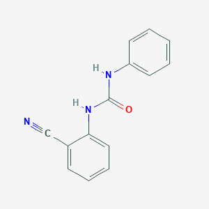 molecular formula C14H11N3O B088482 1-(2-Cyanophenyl)-3-phenylurea CAS No. 13114-96-0