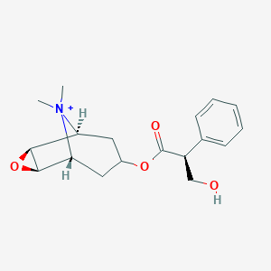 molecular formula C18H24NO4+ B088490 Methscopolamine CAS No. 13265-10-6