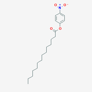 molecular formula C20H31NO4 B088494 Tetradecanoic acid, 4-nitrophenyl ester CAS No. 14617-85-7