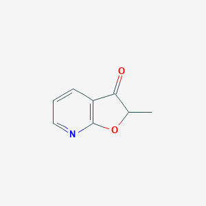 molecular formula C8H7NO2 B008850 2-Methylfuro[2,3-b]pyridin-3(2H)-one CAS No. 109274-84-2