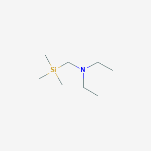 molecular formula C8H21NSi B088508 Ethanamine, N-ethyl-N-[(trimethylsilyl)methyl]- CAS No. 10545-36-5