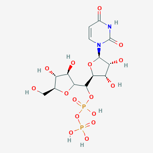 molecular formula C14H22N2O16P2 B088520 Uridine diphosphate arabinose CAS No. 14697-41-7