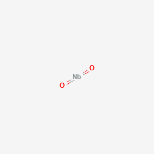 molecular formula NbO2 B088533 Niobium(IV) oxide CAS No. 12034-59-2
