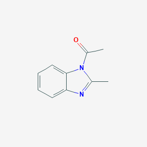 molecular formula C10H10N2O B088544 1-(2-Methyl-1H-benzo[d]imidazol-1-yl)ethanone CAS No. 14678-81-0