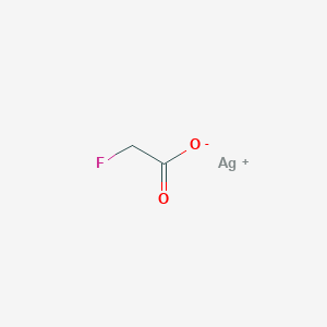 molecular formula C2H2AgFO2 B088547 Silver(1+) fluoroacetate CAS No. 13126-91-5