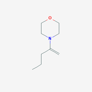 molecular formula C9H17NO B088553 4-Pent-1-en-2-ylmorpholine CAS No. 13750-56-6