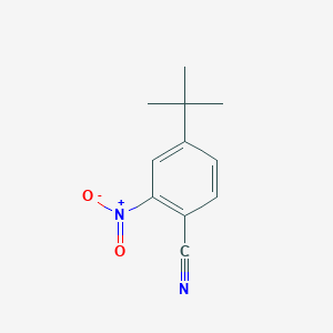 molecular formula C11H12N2O2 B088574 4-Tert-butyl-2-nitrobenzonitrile CAS No. 1245649-18-6