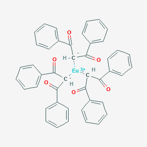 molecular formula C45H33EuO6 B088581 Europium 1,3-diphenyl-1,3-propanedionate CAS No. 14552-07-9