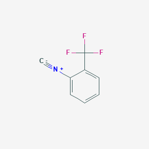 molecular formula C8H4F3N B008860 1-Isocyano-2-(trifluoromethyl)benzene CAS No. 105359-81-7