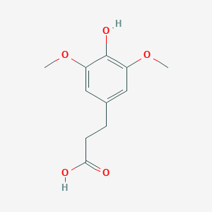 molecular formula C11H14O5 B088610 Dihydrosinapic acid CAS No. 14897-78-0