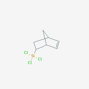 molecular formula C9H13Cl3Si B088611 Bicyclo[2.2.1]hept-5-en-2-yltrichlorosilane CAS No. 14319-64-3