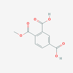 molecular formula C10H8O6 B088615 Trimellitic acid 1-methyl CAS No. 13912-71-5