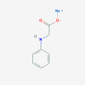 molecular formula C8H8NNaO2 B088616 Sodium N-phenylglycinate CAS No. 10265-69-7