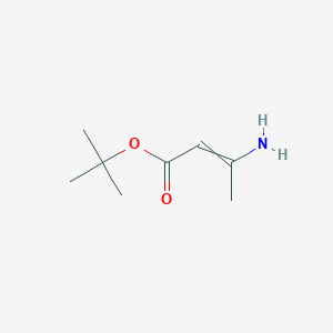 molecular formula C8H15NO2 B088649 Tert-butyl 3-aminobut-2-enoate CAS No. 14205-43-7