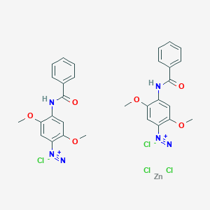 molecular formula C30H28Cl4N6O6Zn B088650 Fast Blue RR Salt CAS No. 14726-29-5